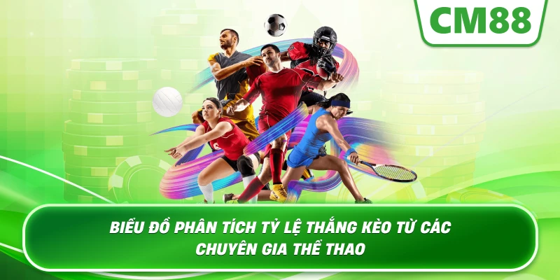 Biểu đồ phân tích tỷ lệ thắng kèo từ các chuyên gia thể thao